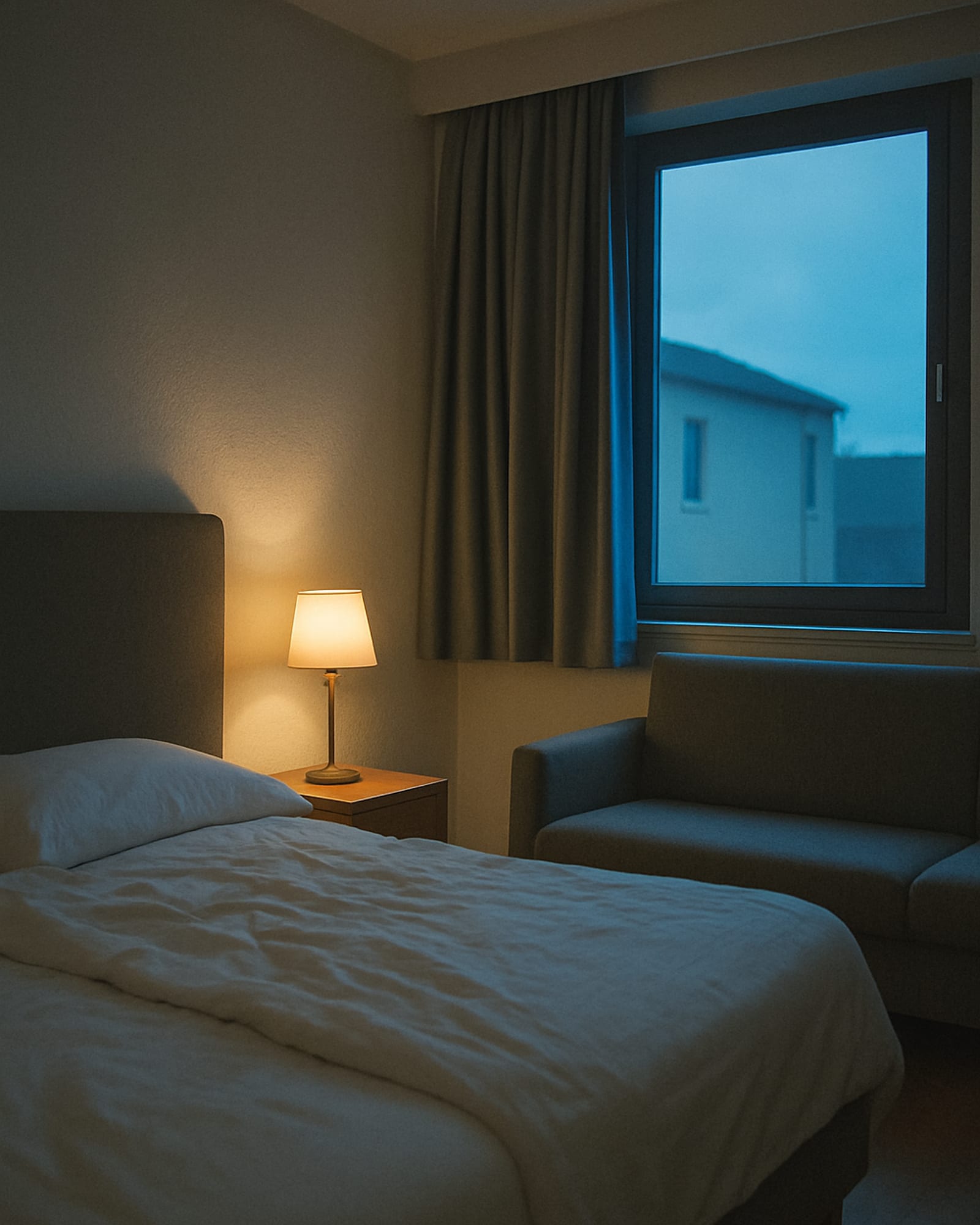 Photographie nocturne pour la chambre Le Soir